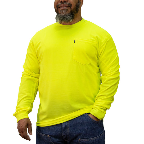 Key Enhanced Visibility Long Sleeve Pocket T-Shirt #838.39