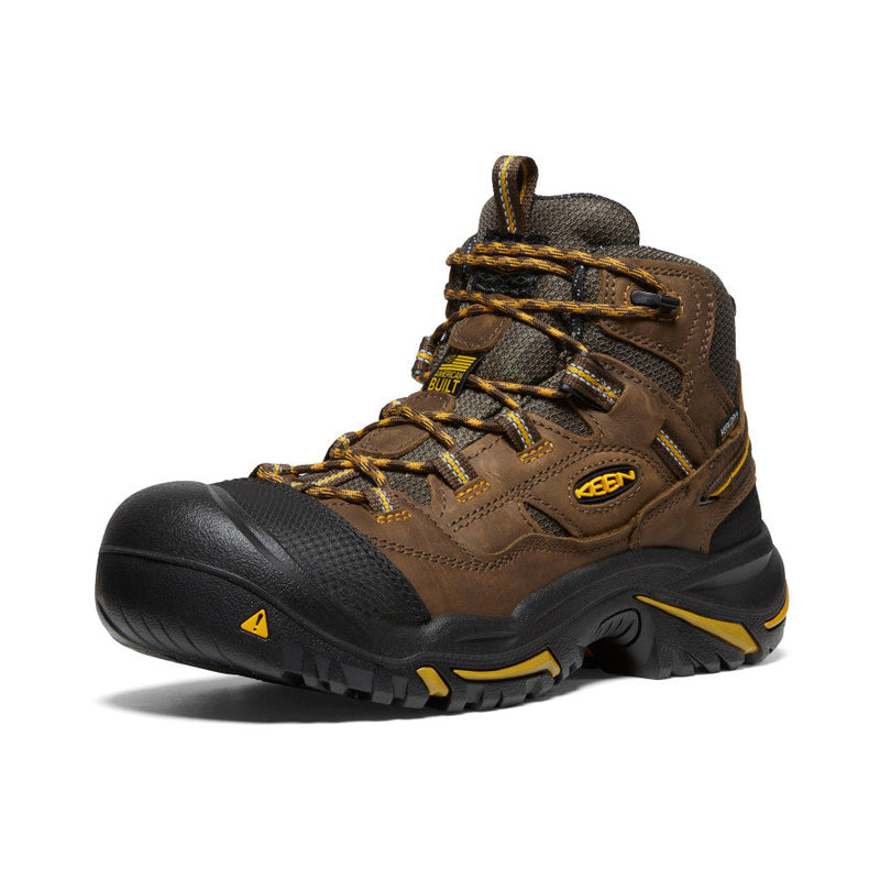 KEEN Men's Braddock Waterproof Mid (Steel Toe)