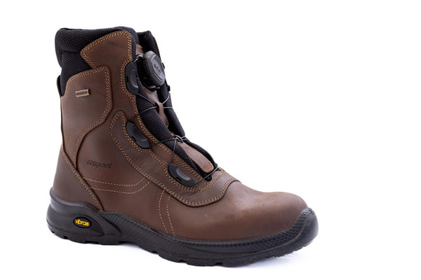 Grisport BOA ENFORCER 8" Soft Toe Work Boot-#7009P21T-Brown - HardHatGear