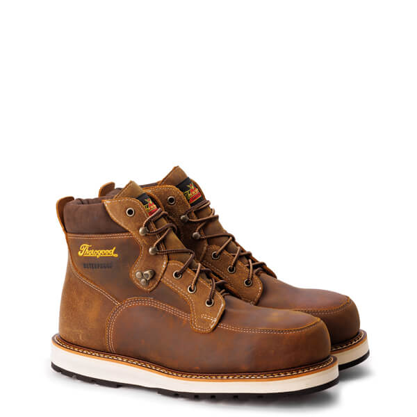 Thorogood Iron River Series-6" Waterproof Composite Toe, Wedge Sole-Moc Toe - HardHatGear