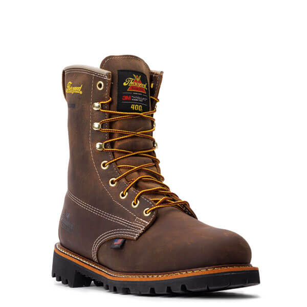 Thorogood USA American Heritage-8" Waterproof, Insulated Nano Safety Toe - HardHatGear