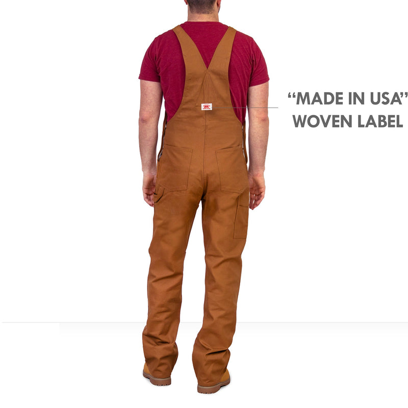 Round House Men's Heavy Duty Duck Bib Overall