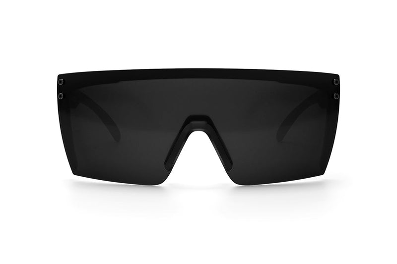 Heat Wave Lazer Face Sunglasses: Black Frame/Black Lens Z87+ - HardHatGear