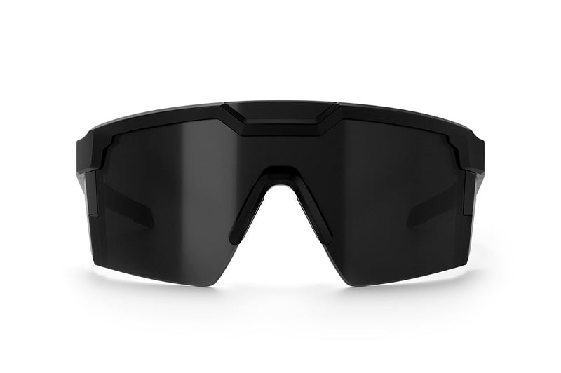 Heat Wave Future Tech Sunglasses: Bones Frame/Black Lens Z87+ - HardHatGear