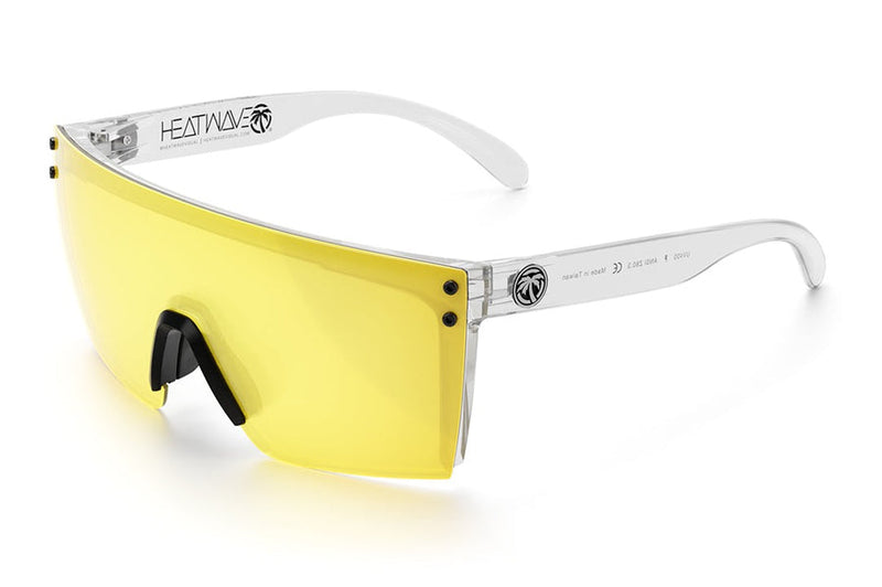 LAZER FACE GLASSES: HI-VIS YELLOW Z.87 - HardHatGear