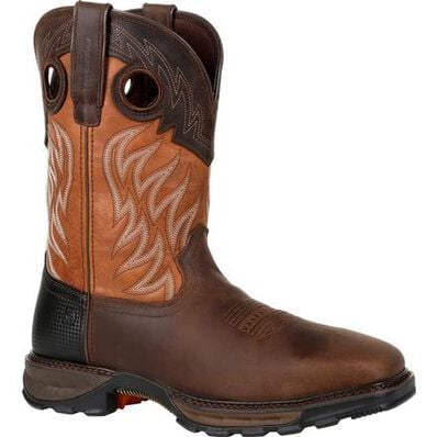 Durango 11" Rugged Brown/Copper Waterproof Steel Toe Durango Maverick XP #DDB0215