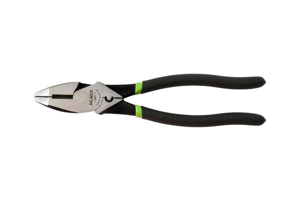 Madi 9" High Leverage Lineman Pliers with Crimper and Secondary  Gripping Surface LMP-1