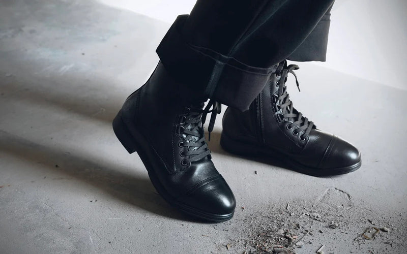 Xena Spice Women's Steel Toe Work Boot-Black
