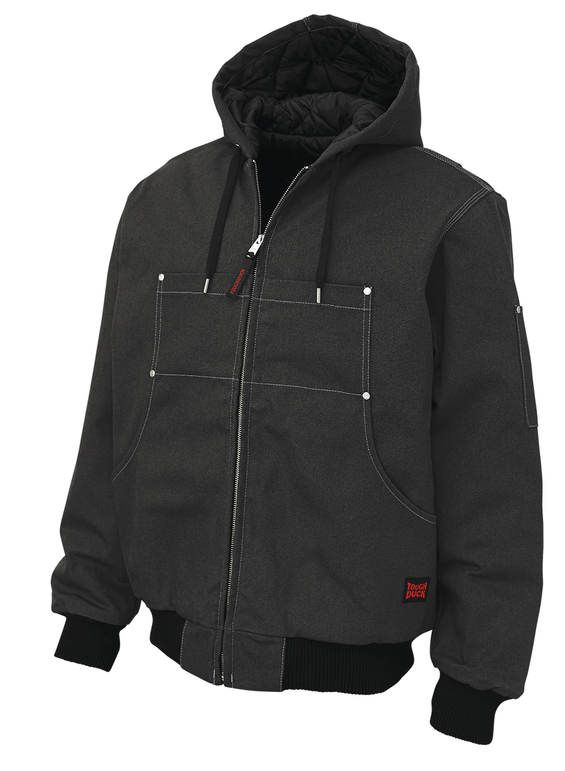 Tough Duck Classic Hooded Duck Bomber Jacket - HardHatGear