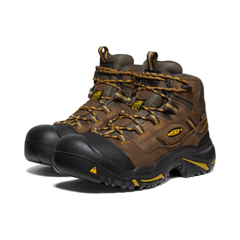 KEEN Men's Braddock Waterproof Mid (Steel Toe)