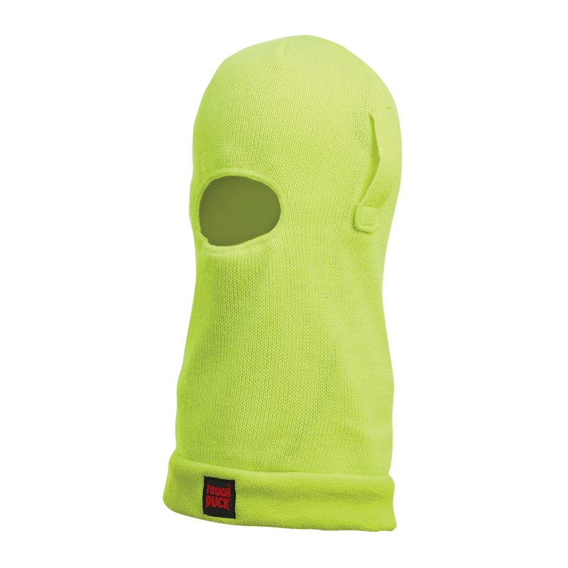 Tough Duck Acrylic Fleece Lined Hi-Vis Balaclava with hard hat straps - HardHatGear