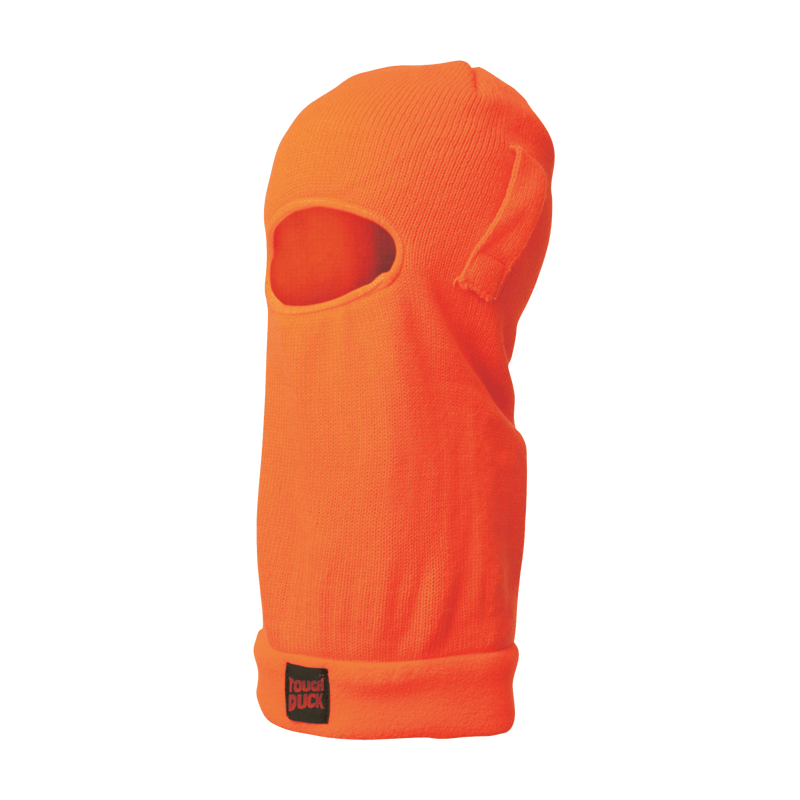 Tough Duck Acrylic Fleece Lined Hi-Vis Balaclava with hard hat straps - HardHatGear