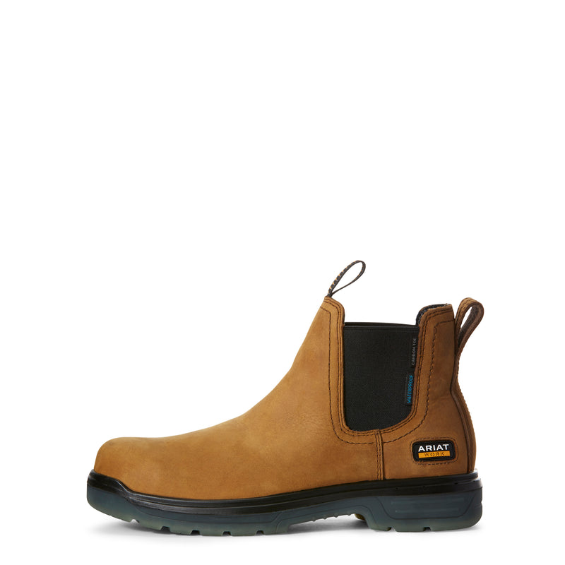 Ariat Turbo Chelsea Waterproof Carbon Toe Work Boot (Factory 2nds) - 20000793 - HardHatGear