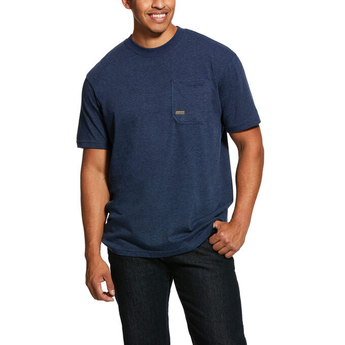 Ariat Rebar Cotton Strong American Grit Graphic T-Shirt - HardHatGear
