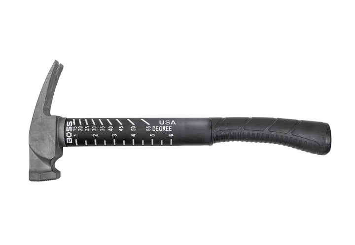 BOSS Hammer Co Titanium Hammer w/ Fiberglass Handle, 14oz, Smooth or Milled - HardHatGear