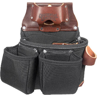 Occidental Leather Black 3 Pouch Tool Bag