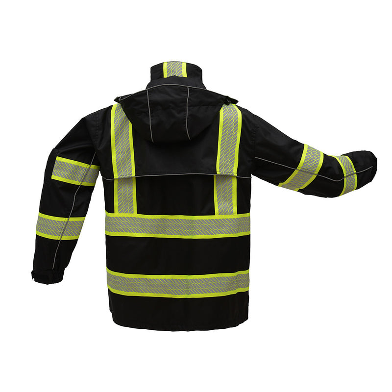 GSS Safety ONYX Rip Stop Parka with Removable Fleece Liner-Teflon Protection - HardHatGear