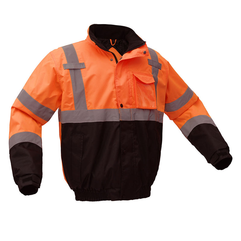 GSS Safety Class 3 Waterproof Bomber Jacket HVO - HardHatGear