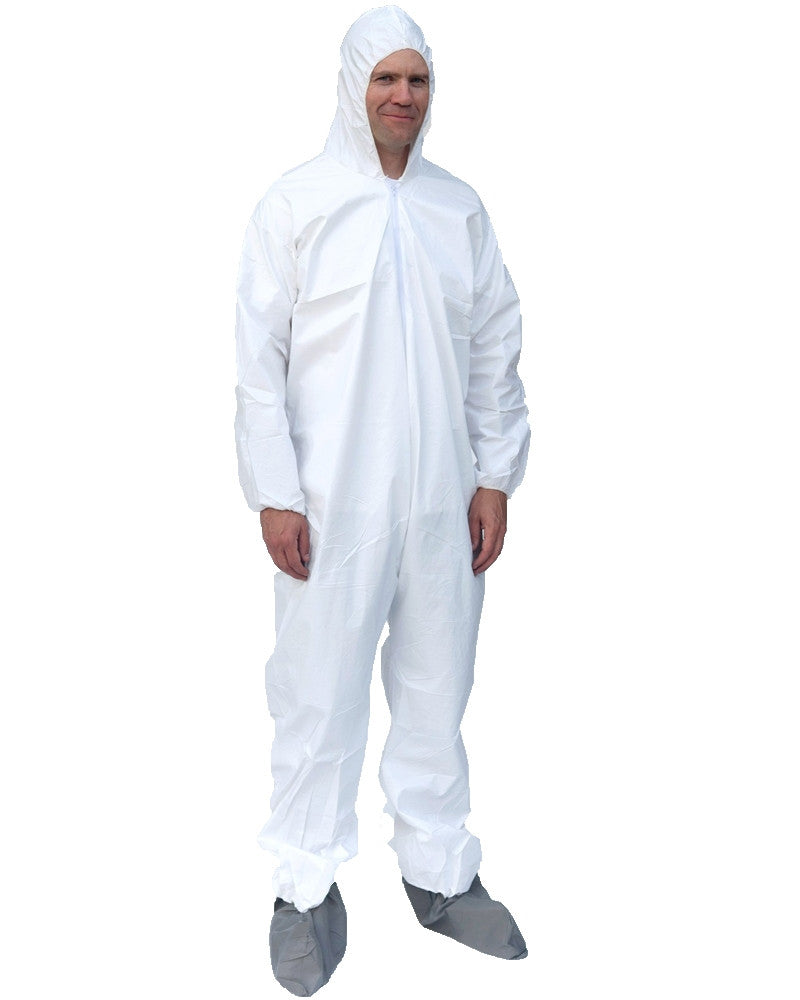 Trimaco Tyvek Coveralls with Hood and Boots - HardHatGear