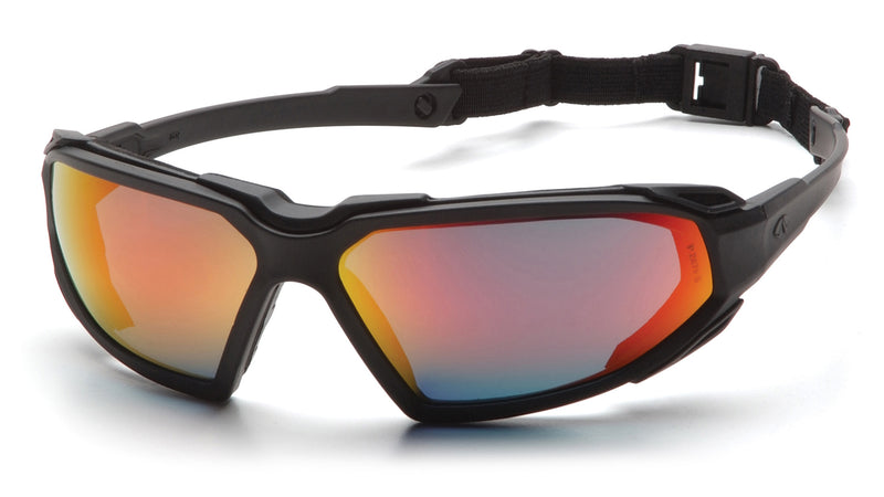 Pyramex Highlander Black Smoke Lens Safety Glasses - HardHatGear