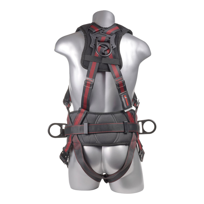 KStrong® Kapture™ Epic 5-Point Full Body Harness, Padded, 3 D-Rings, QC Chest and Legs (ANSI) - HardHatGear