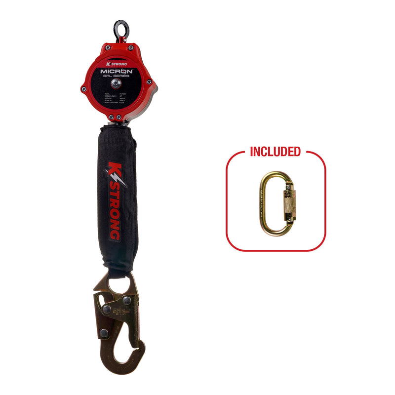 KStrong® 6 ft. Micron SRL with Snap Hook (ANSI)