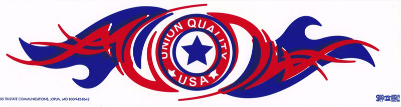 Union Quality USA Bumper Sticker