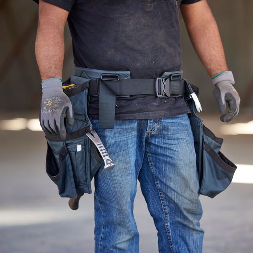 Badger Carpenter Tool Belt - Gunmetal Only - HardHatGear